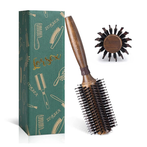 Rundbürste Wildschweinborsten Nylonborsten Styling Locken 1 St