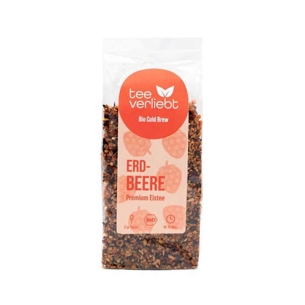 teeverliebt - Erdbeere Bio Cold Brew | Premium Bio Eistee 100 g