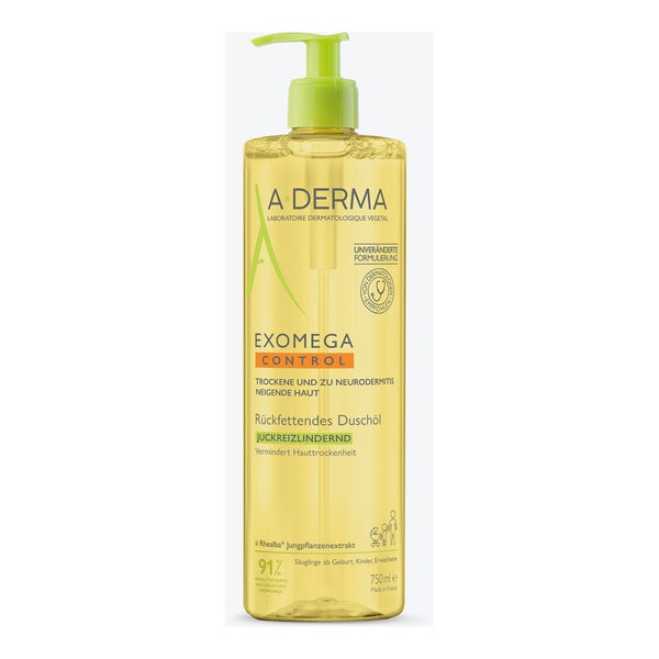 A-derma Exomega Control Duschöl Rückfettend 750 ml