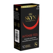 «Intense» genoppte latexfreie Kondome aus Sensoprène™ (10 Kondome) 10 St