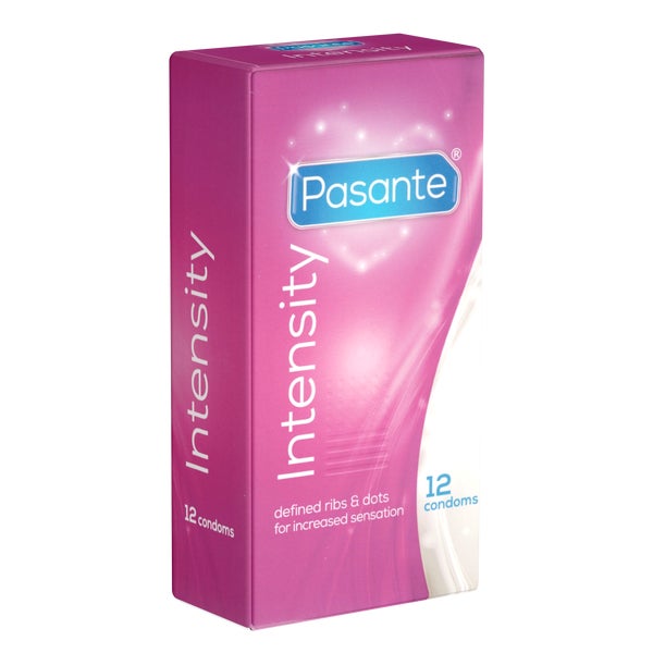 Pasante Intensity Kondome mit Noppen & Rillen 12 St (12 Kondome) 12 St