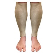 wobera ANGORA Wadenwärmer 45% Angora (Gr. S/M, beige) 1 Set