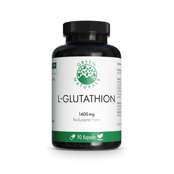 Green Naturals L-glutathion 1400 Mg Vegan Kapseln 90 St