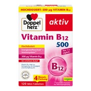 Produktabbildung: Doppelherz Vitamin B12 500 120 St