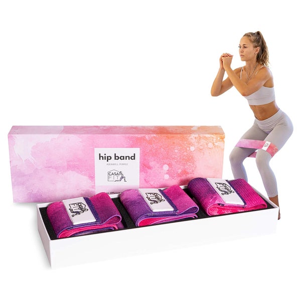hip band (3er set) - aquarell purple 3 St
