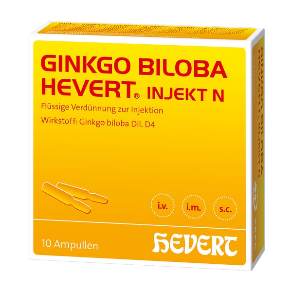 Ginkgo Biloba Hevert injekt N Ampullen 10X2 ml