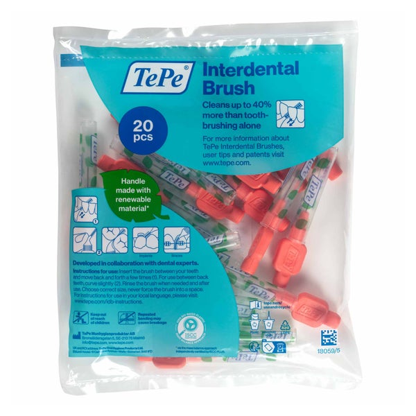 TePe Interdentalbürsten Extra Soft, Rot, ISO Größe: 2 20 St