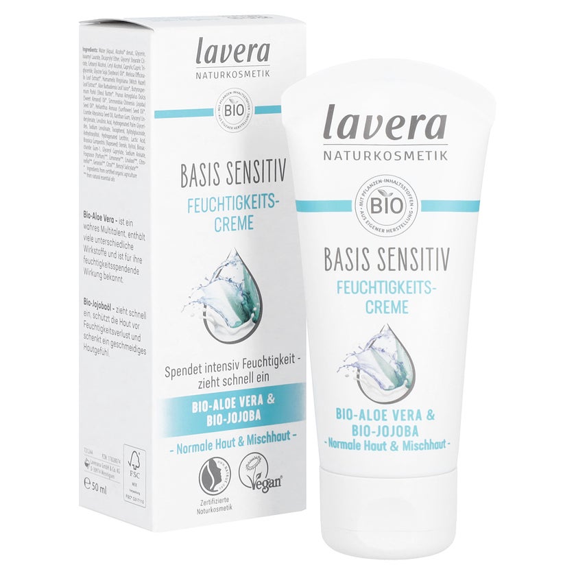 Lavera Basis Sensitiv Feuchtigkeitscreme 50 ml