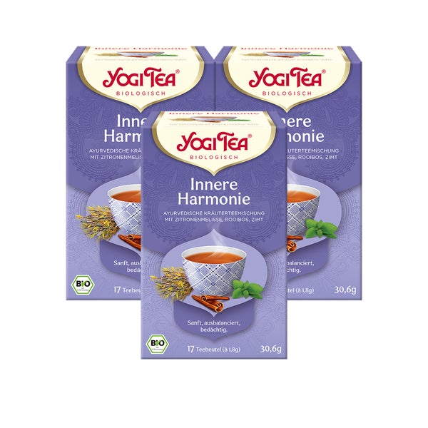Yogi Tea - Innere Harmonie Bio Kräutertee | 3 x 30,6g 3x17 St