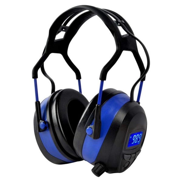 Kapselgehörschutz Bluetooth mit FM MP3 LCD 25 dB für Garten 1 St