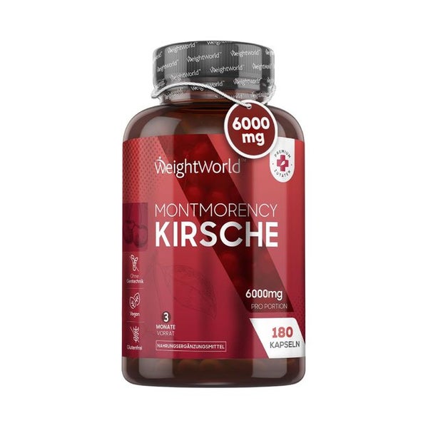 WeightWorld Montmorency Sauerkirschen Kapseln 180 St