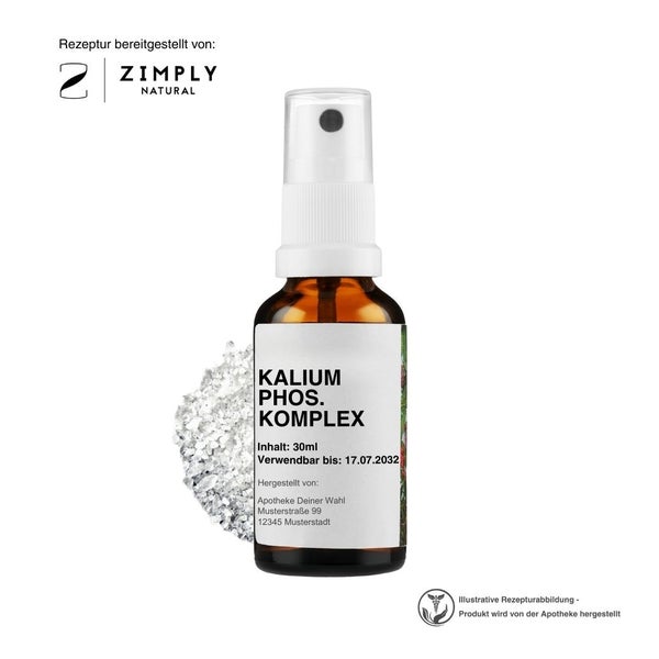 Zimply Natural KALIUM PHOSPHORICUM KOMPLEX - Pflanzbasierte Rezeptur 30 ml