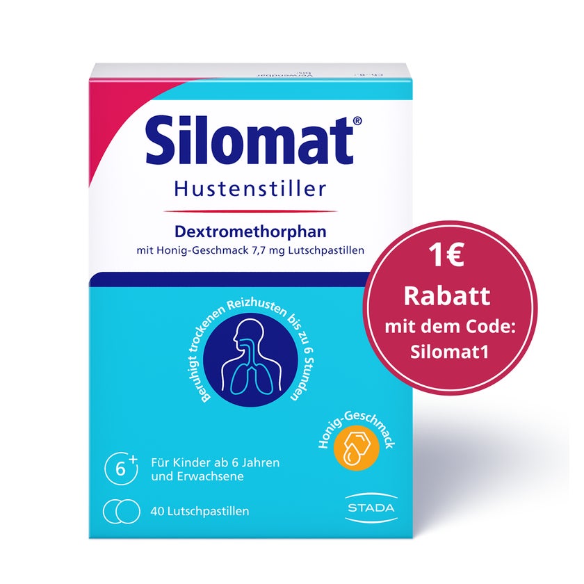 SILOMAT Hustenstiller Lutschpastillen Honiggeschmack 40 St