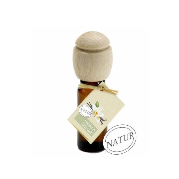 Traumduft Piccolino Vanilla Deluxe Duftöl – Handgefertigt, ätherische Öle, Buchenholzverschluss 10 ml