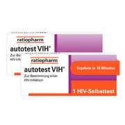 Produktabbildung: Autotest VIH Hiv-selbsttest ratiopharm 2X1 St