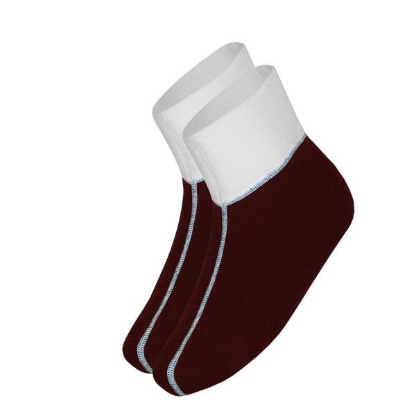wobera ANGORA Fußwärmer 75% Angora (Gr. 43-43, bordeaux) 1 Set