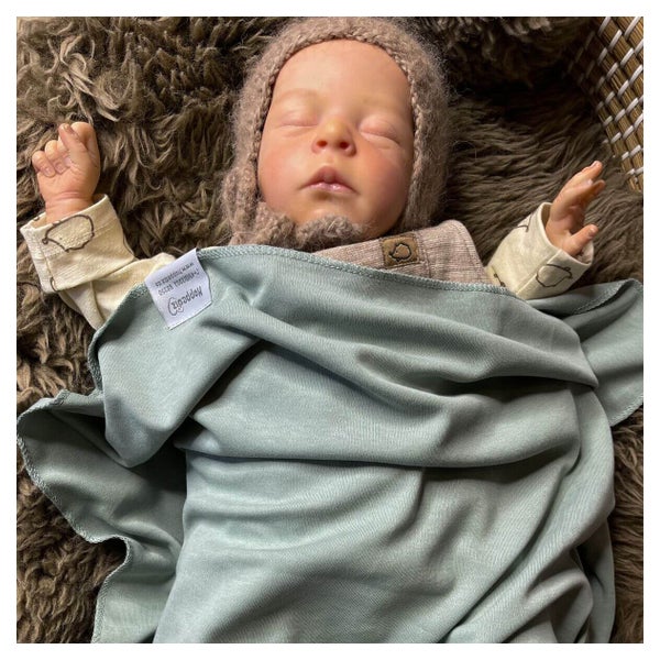 Pucktuch 90x90 cm salbei