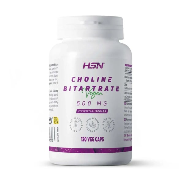 CHOLIN BITARTRAT 500 mg - 120 veg caps 120 St