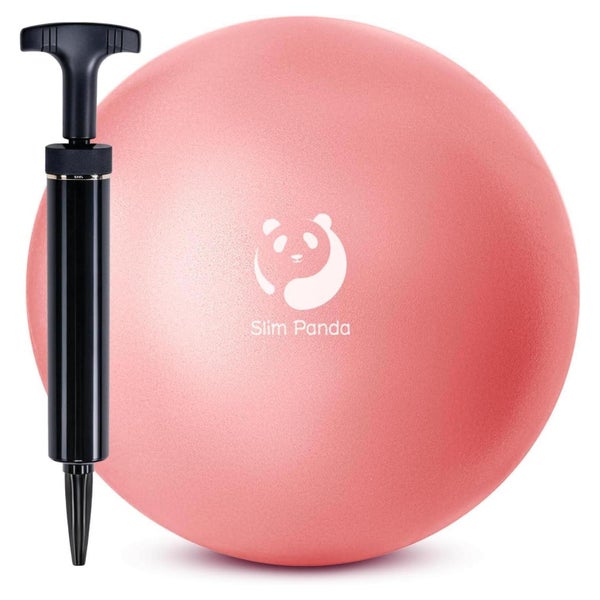 Gymnastikball Klein 23cm 25cm Pilates Yoga Aufblasbar Pink+P 1 St