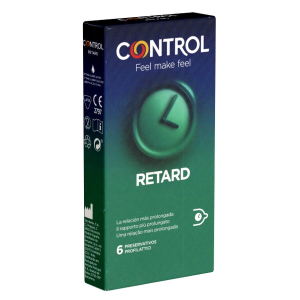 Non Stop – 6 Retard-Kondome mit Benzocain für längeren GV (6 Kondome) 6 St