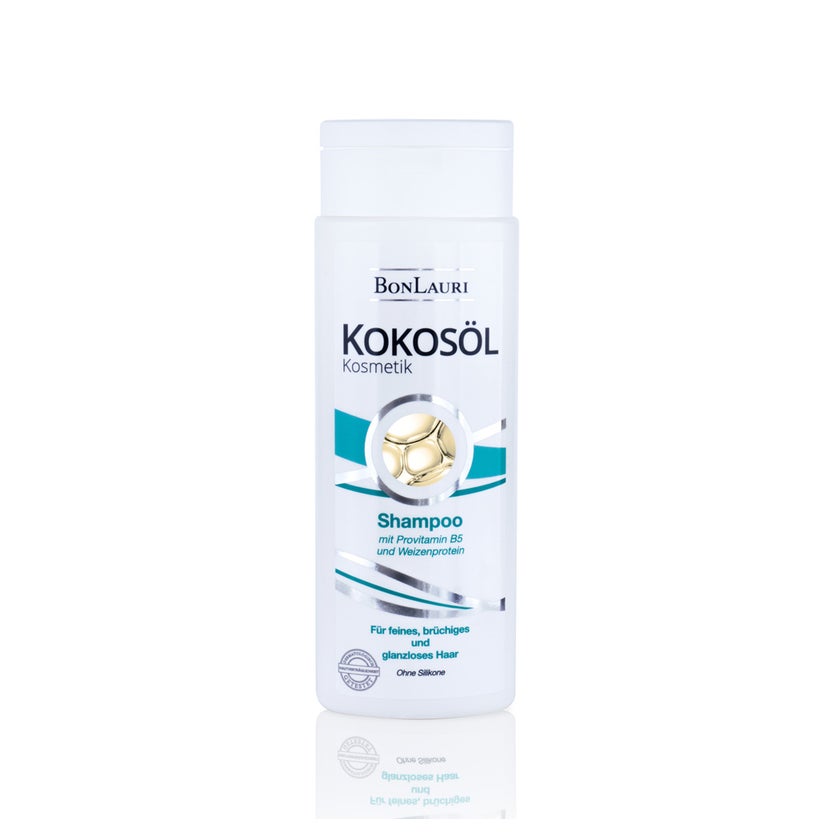 Bonlauri Kokosöl Shampoo mit Provitamin B5 und Weizenprotein 250 ml