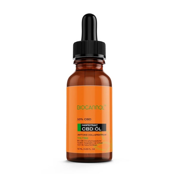 Biocannol® Premium Vollspektrum THC-frei CBD Öl 10 ml