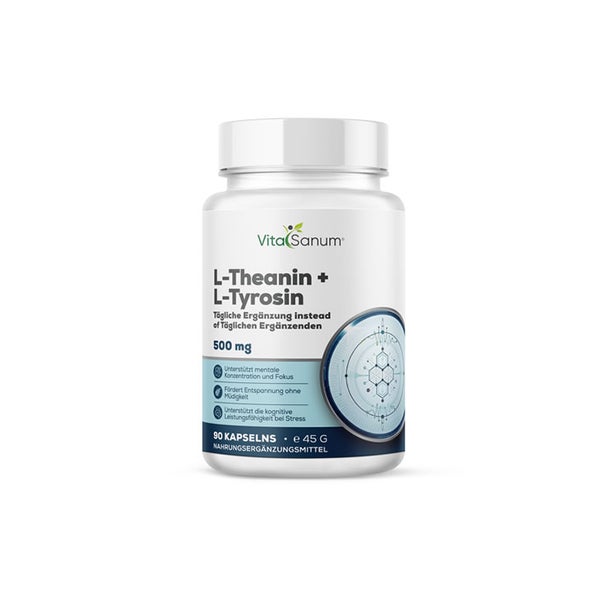 VitaSanum®- L-Theanine + L-Tyrosine 500 mg pro Tagesportion 90 St