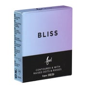 Produktabbildung: „Bliss“ Kondome: 3 Stück, genoppt und gerippt, 53 mm Breite (3 Kondome) 3 St
