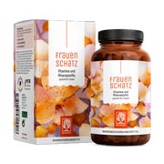 Nährstoffe für Frauen Vitamin B, C, D, K & Eisen, Zink, Selen, Chrom, Mangan, Kupfer - FRAUENSCHATZ - 120 vegane Kapseln - NATURTREU® 120 St