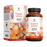 Nährstoffe für Frauen Vitamin B, C, D, K & Eisen, Zink, Selen, Chrom, Mangan, Kupfer - FRAUENSCHATZ - 120 vegane Kapseln - NATURTREU® 120 St