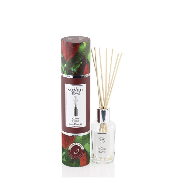The Scented Home Raumduft Cocoa Forest Duftdiffuser mit Rattanstäbchen 150 ml