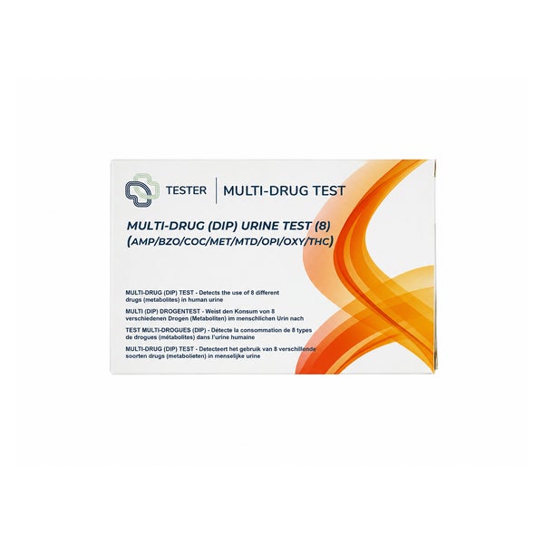Multi-Drug 8 Drug Screen Urin Selbsttest – 2er-Pack 2 St