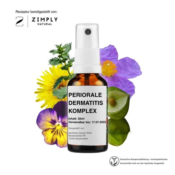 Zimply Natural PERIORALE DERMATITIS KOMPLEX - Pflanzbasierte Rezeptur 30 ml