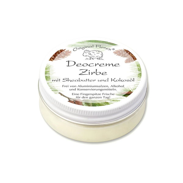 Deocreme Zirbe mit Sheabutter und Kokosöl 40 ml