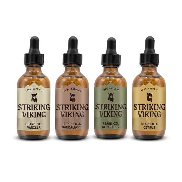 Striking Viking Bartöl 4er-Probierset 80 ml