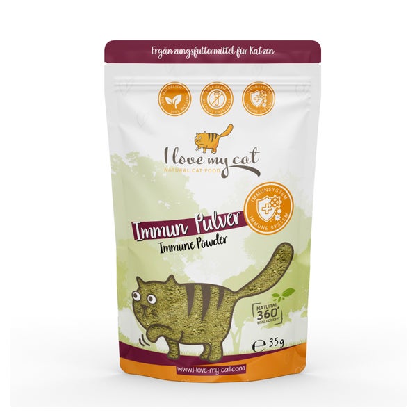 I love my cat Nahrungsergänzung für Katzen Immun Pulver 35 g 35 g