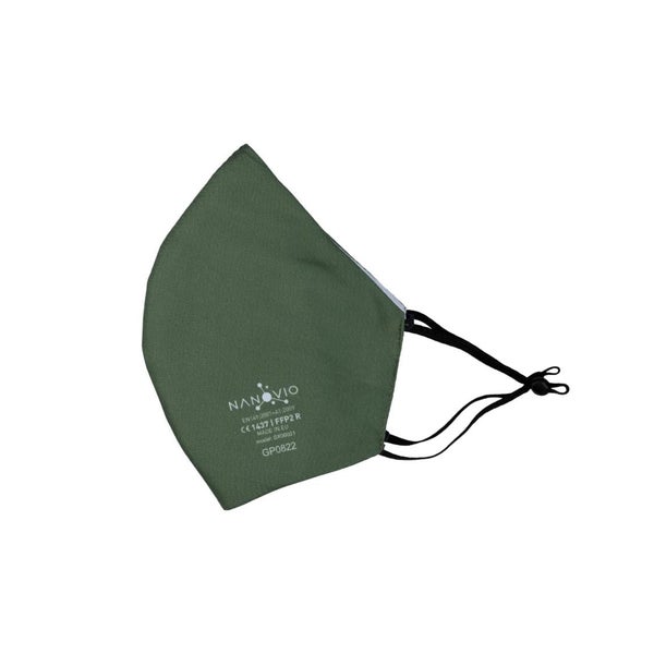 Nanovio FFP2 Maske wieder verwendbar - Olive 1 St