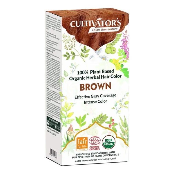 CULTIVATOR'S - Natürliche Pflanzenhaarfarbe Braun 100 g