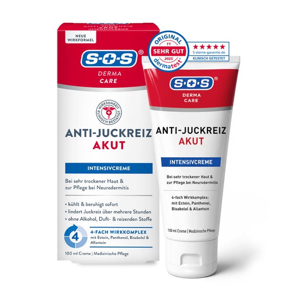 SOS Derma Care Anti-Juckreiz AKUT | Intensivcrene 100 ml