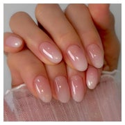 Künstliche Nägel 24 Mandel Milchig Pink French 11white&amp;s 1 St
