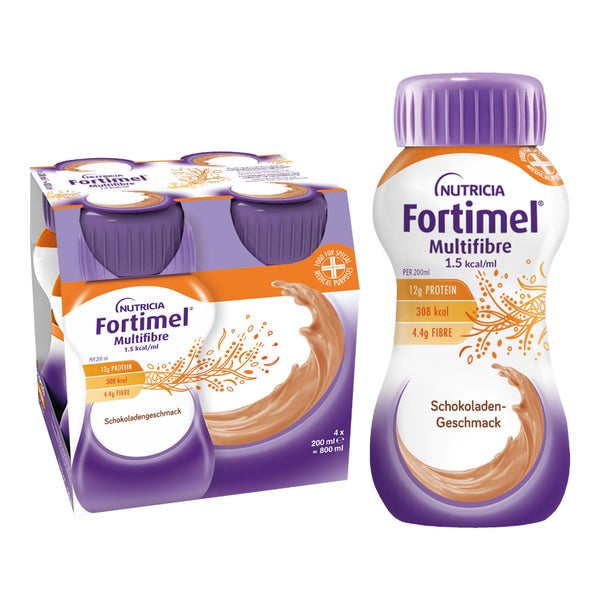 Fortimel Multifibre 1.5kcal Schokoladengeschmack 4X200 ml