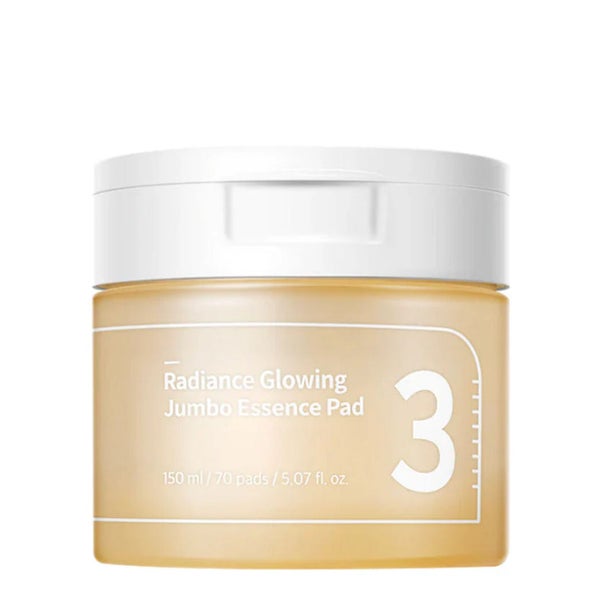 Numbuzin | No.3 Radiance Glowing Jumbo Essence Pad - 70 pads 150 ml
