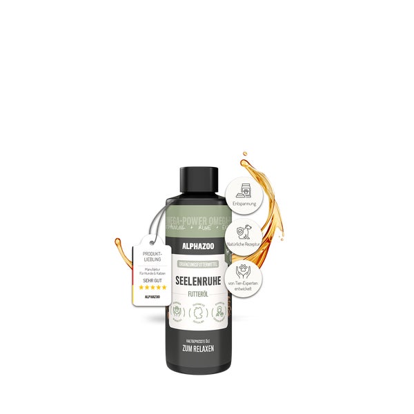 alphazoo Seelenruhe Futteröl für Hunde 100 ml