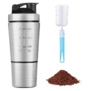 Edelstahl Protein Shaker 700ml BPA Free Leak Proof mit Balls 1 St