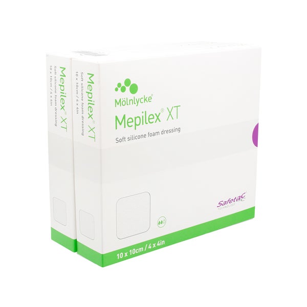 Mepilex XT 10x10 cm Schaumverband 10 St