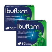 Produktabbildung: IBUFLAM Akut Filmtabletten Doppelpack 2X50 St