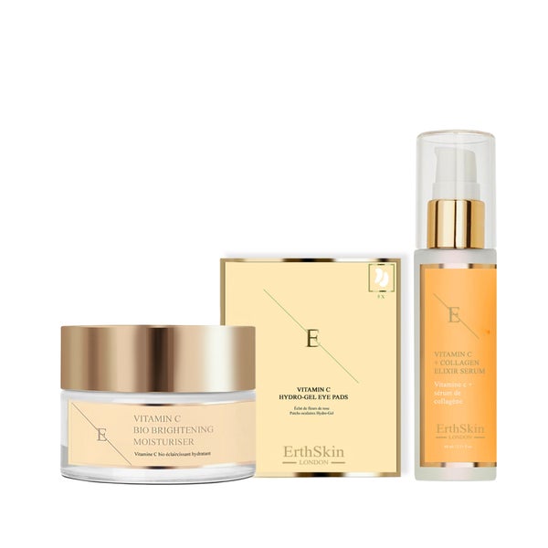 Vitamin C Elixier Serum + Vitamin C Bio Brightening Moisturizer + Augenpads Set 1 St