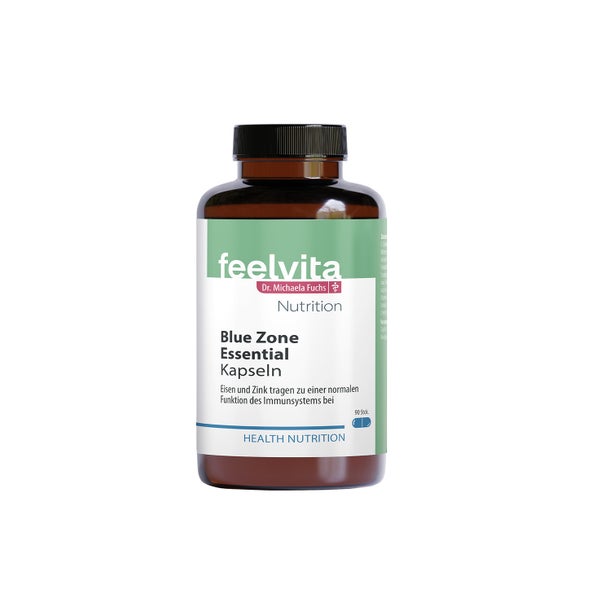 Feelvita Nutrition Blue Zone Essential Kapseln 3-Monatsvorrat (90 Kapseln) 90 St