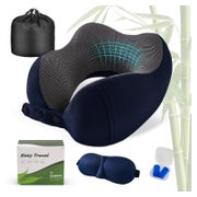 Nackenkissen Memory Foam Reisekissen verstellbar 1 St