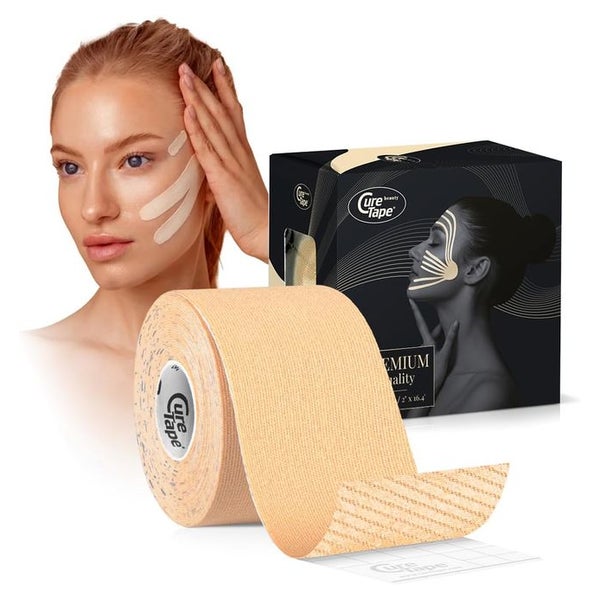 CureTape Beauty Kinesiologie Tape – Natürliches Gesichtslifting ohne OP 1 St